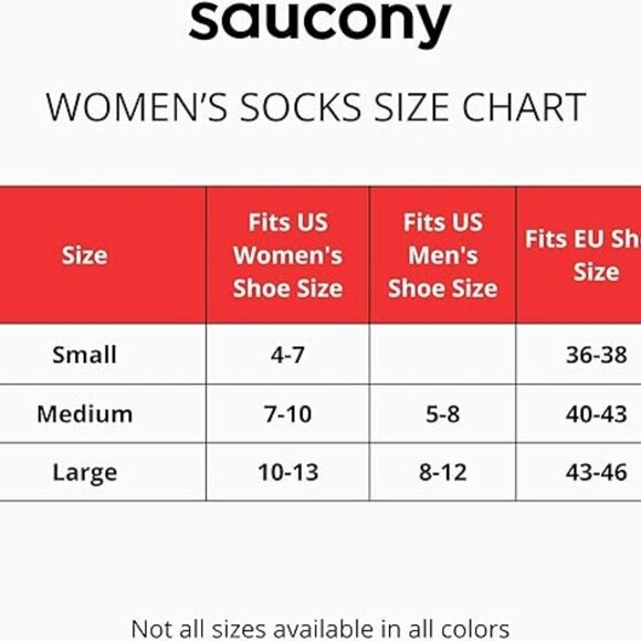 Saucony Women's 8 Pack Performance No Show Tab Athletic Ankle Socks Size Medium - Picture 2 of 8